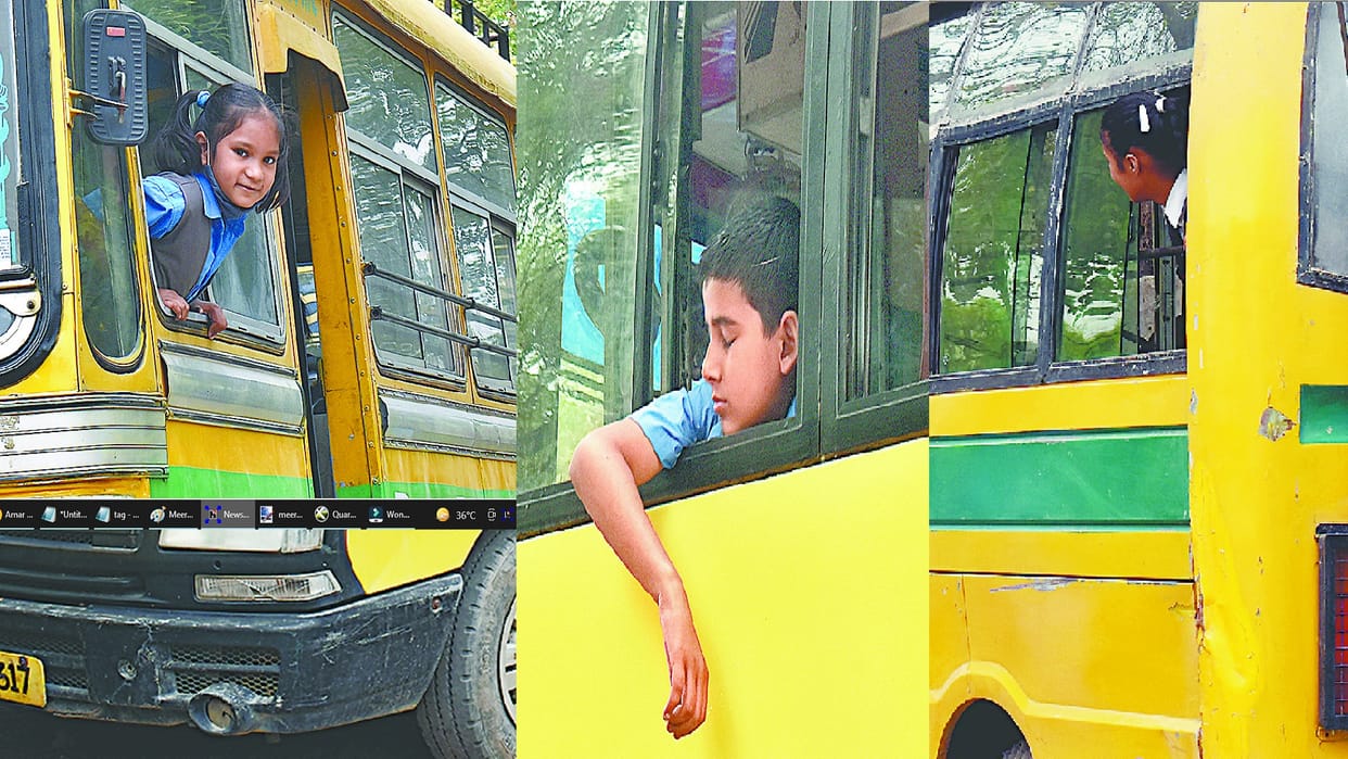 UP News: 461 buses are running on truck number and without fitness in Meerut see photos