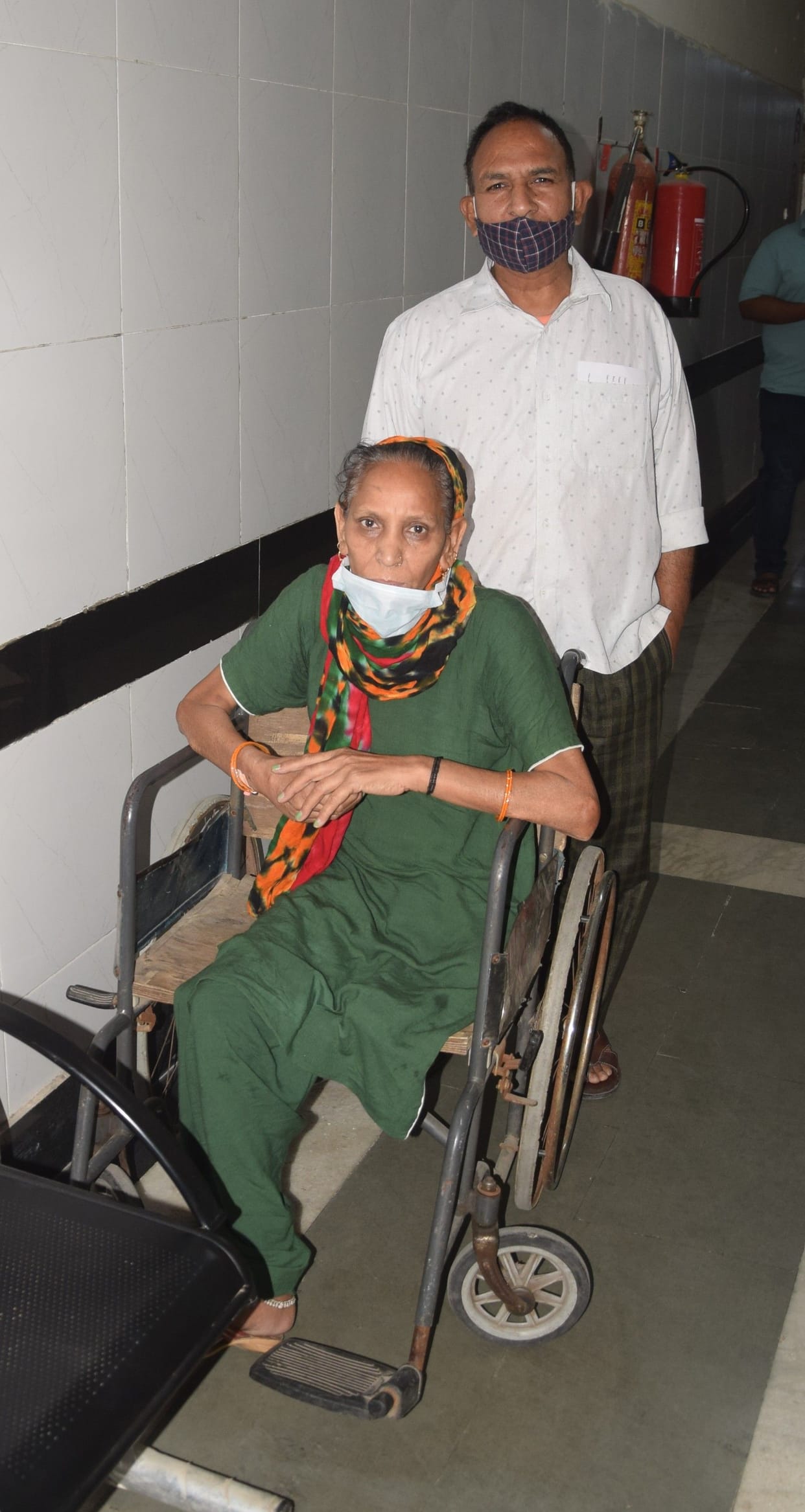 Woman wandering for treatment in PGI