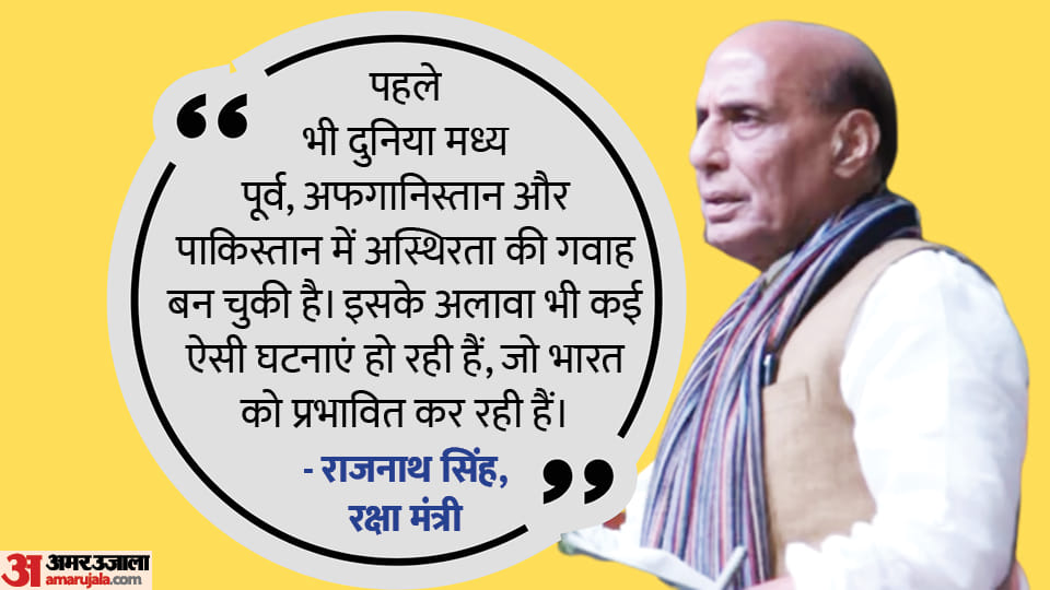 Defence minister Rajnath Singh says India has no option but to make itself stronger amid changing world order over Ukraine Russia war