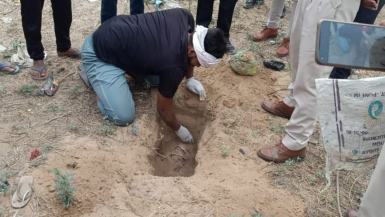 The newborn's board of doctors did the post-mortem, the dead body was handed over to the villagers