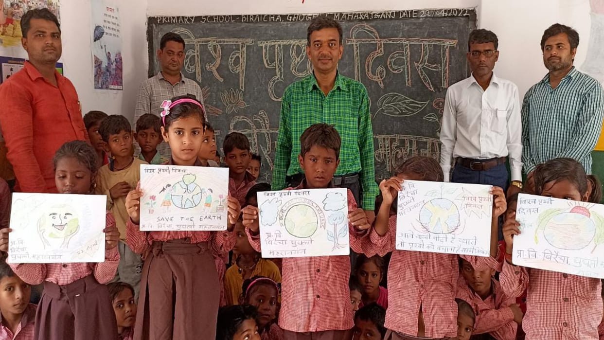 World Earth Day celebrated in primary school Biraicha