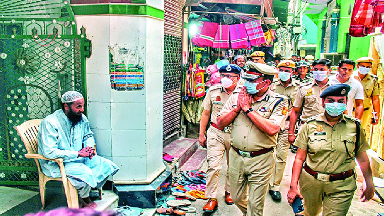 Jahangirpuri on the path of peace