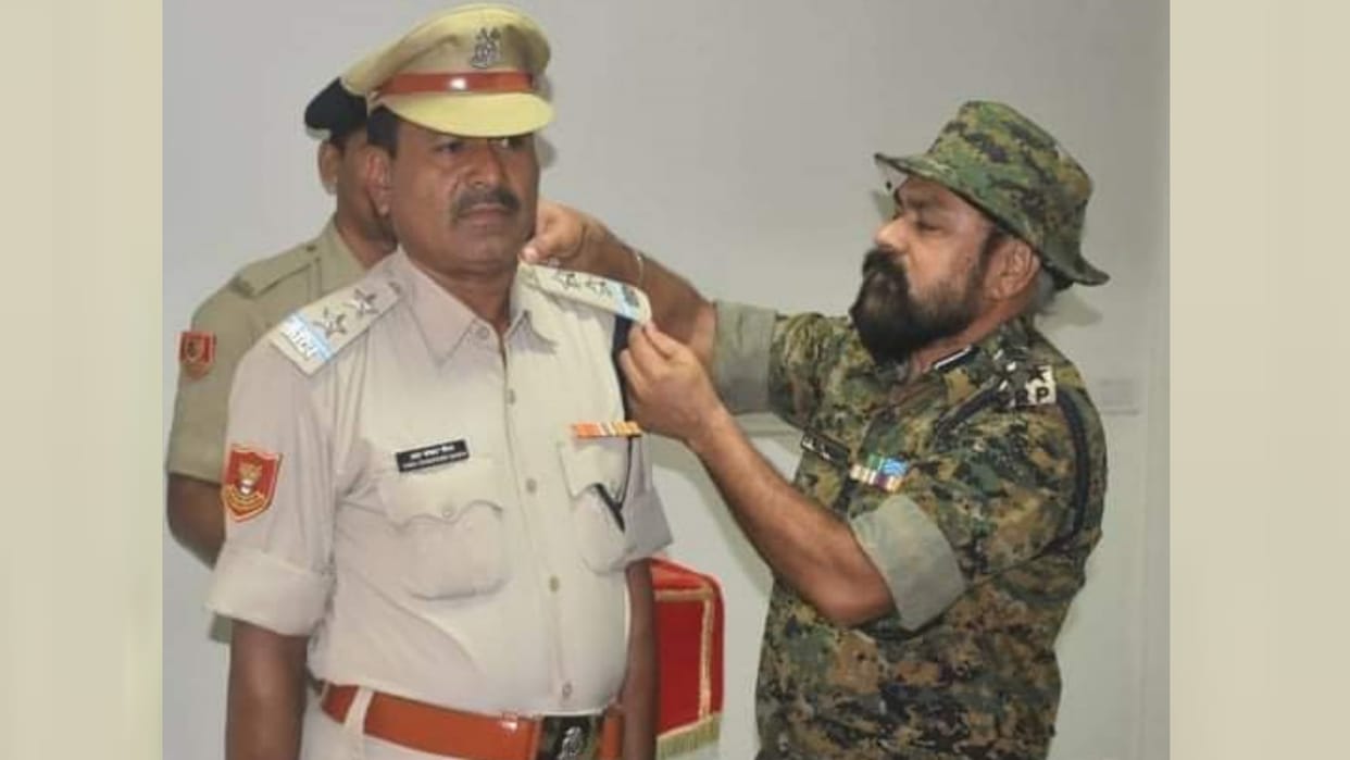CRPF sub inspector died in an accident in Sitapur.