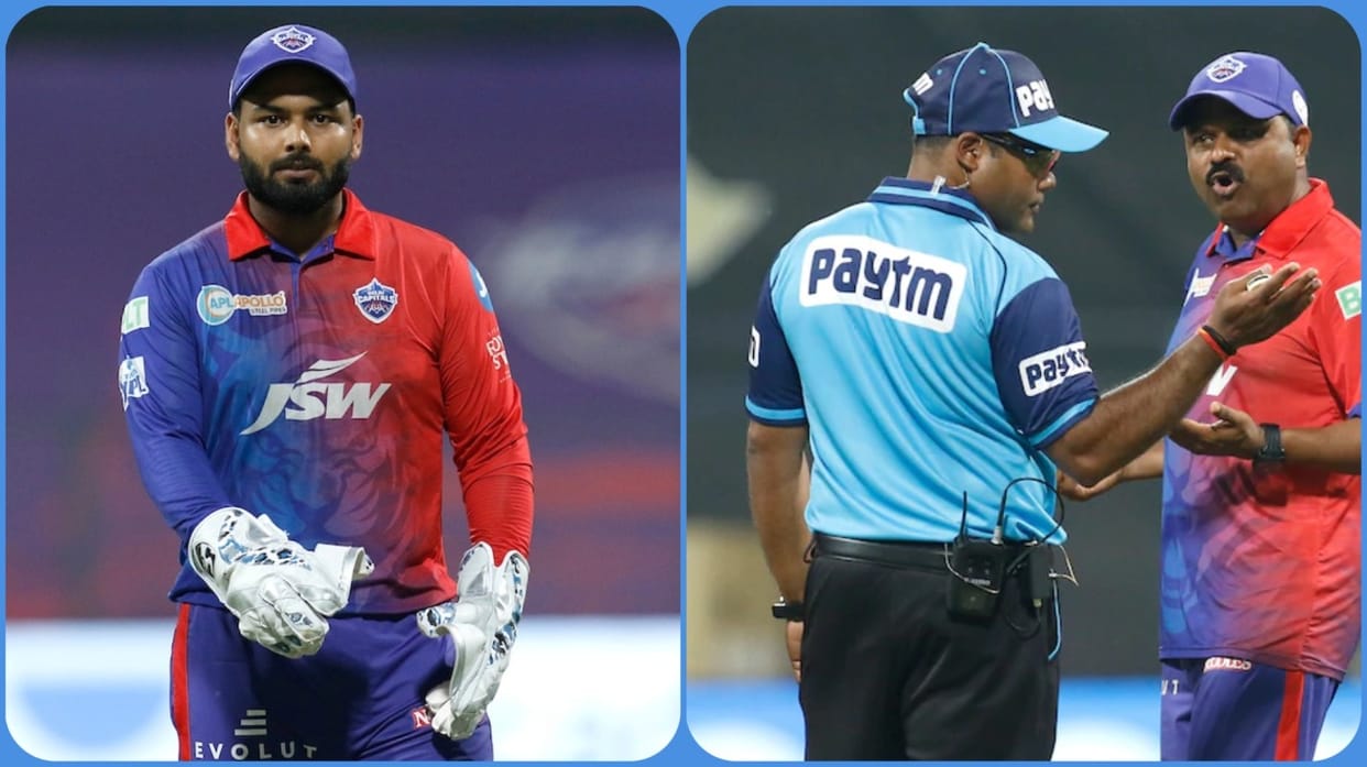 Rishabh Pant Shardul thakur Fined and praveen Amre banned for one match for level two offence