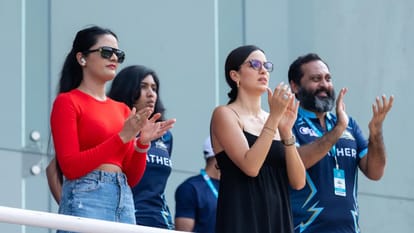 Gujarat Titans beats Kolkata knight riders by eight runs natasha enjoys hardik inning