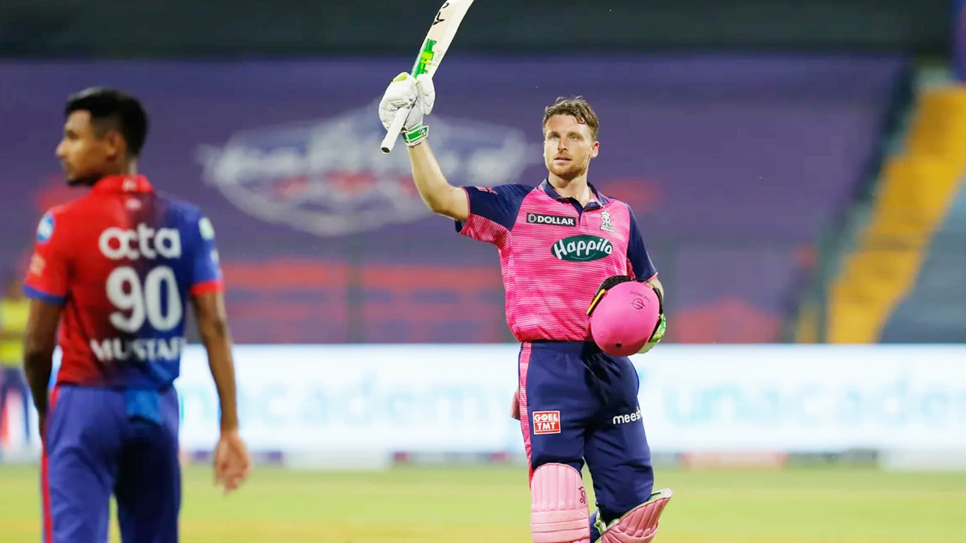 DC vs RR Photos IPL 2022: Delhi Capitals team including Rishabh Pant clashed with the Umpire, Yuzvendra Chahal wife Dhanashree glamorous style; Kuldeep Chahal Fun on ground, Rovman Powell Sixes