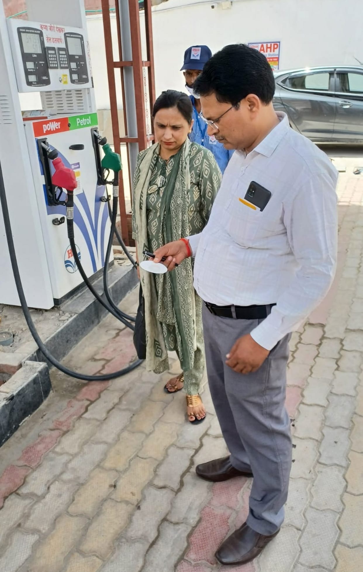Joint team of officers investigated petrol pumps