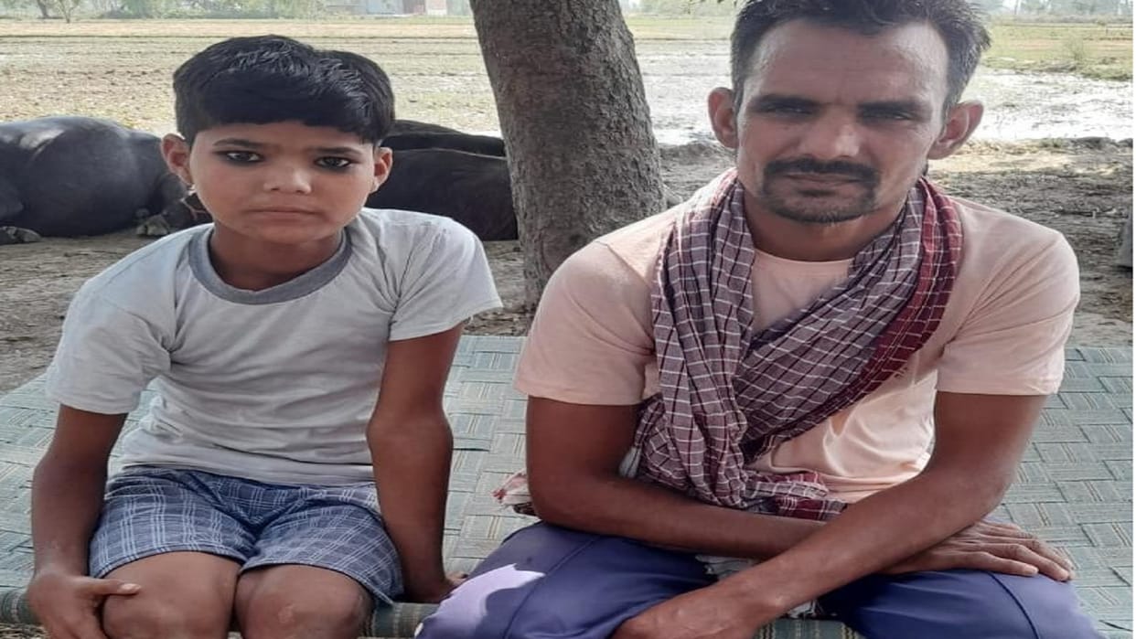 Ten year old innocent reached village from Chandigarh due to harassment of stepmother told incident to police and villagers