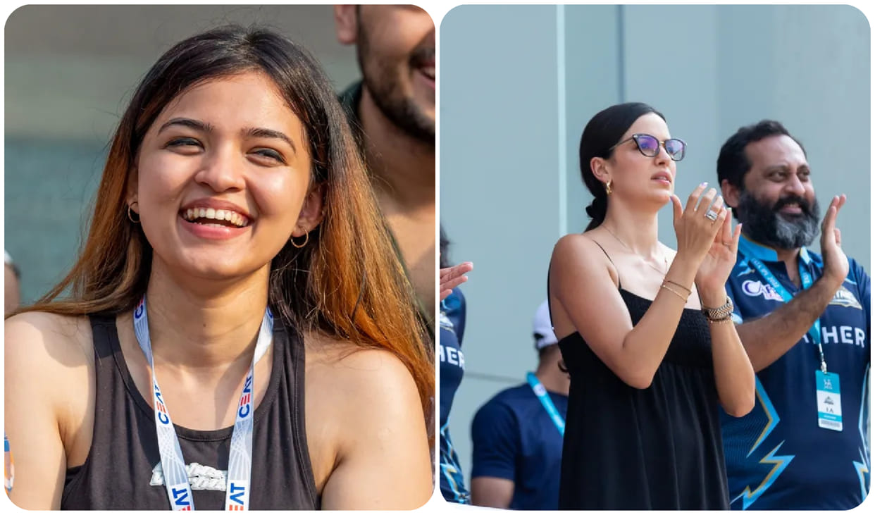 Gujarat Titans beats Kolkata knight riders by eight runs natasha enjoys hardik inning