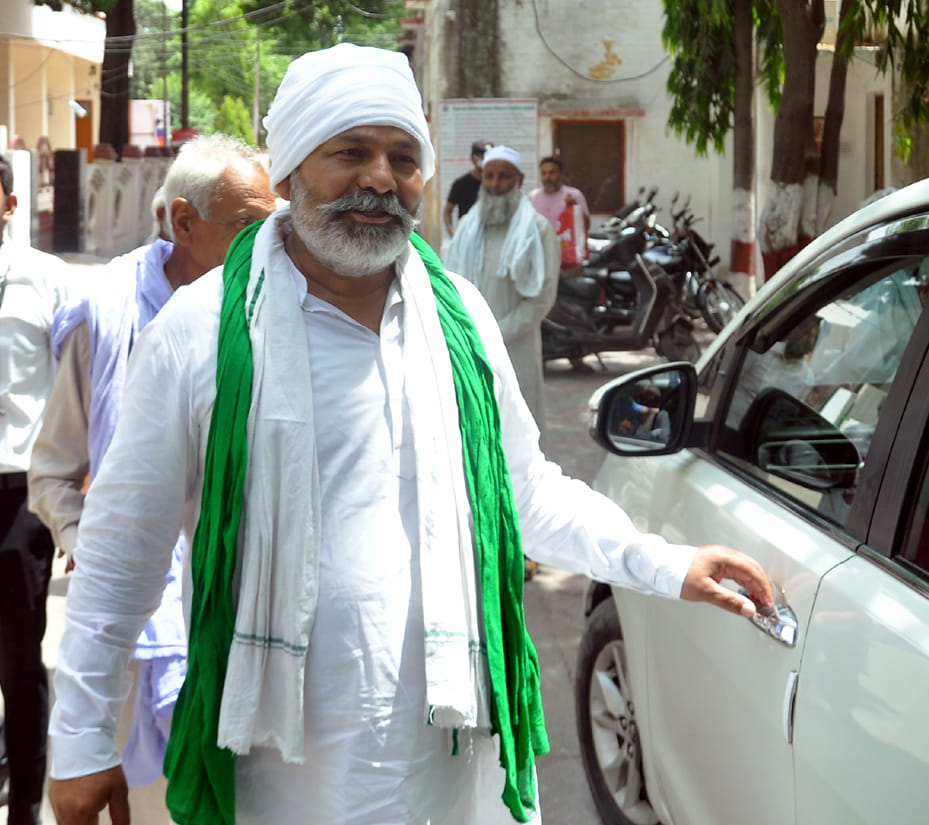 Constitution locked in cupboard, tractor will compete with bulldozer: Tikait