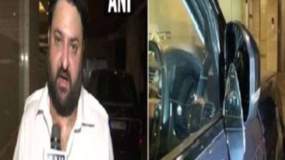 mod attack on bjp leader Mohit Kamboj car near cm Uddhav Thackeray house Matoshree