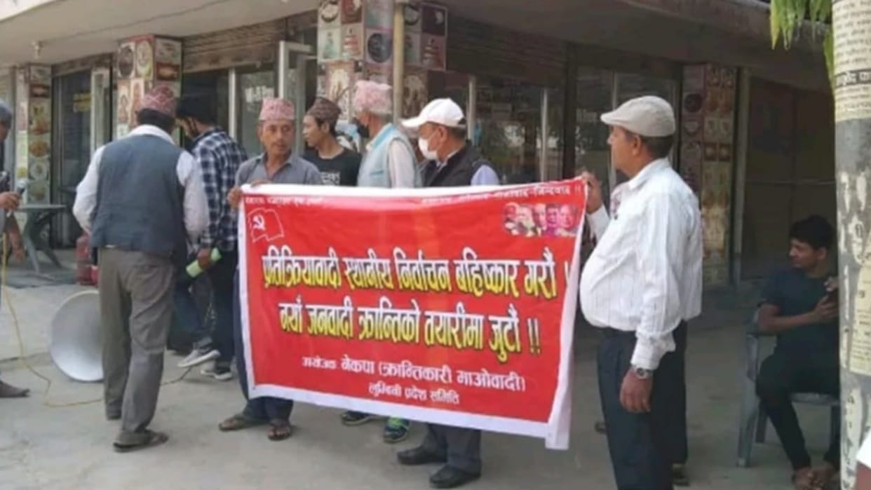 Ten people arrested for boycotting Nepal elections