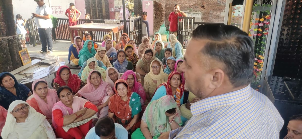 Invited villagers to attend PM's rally