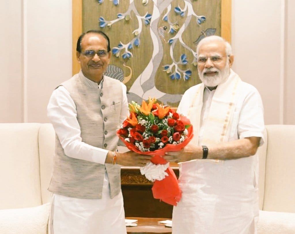 MP News: CM Shivraj will meet PM Modi in Delhi, will inform about the preparations for the Pravasi Sammelan