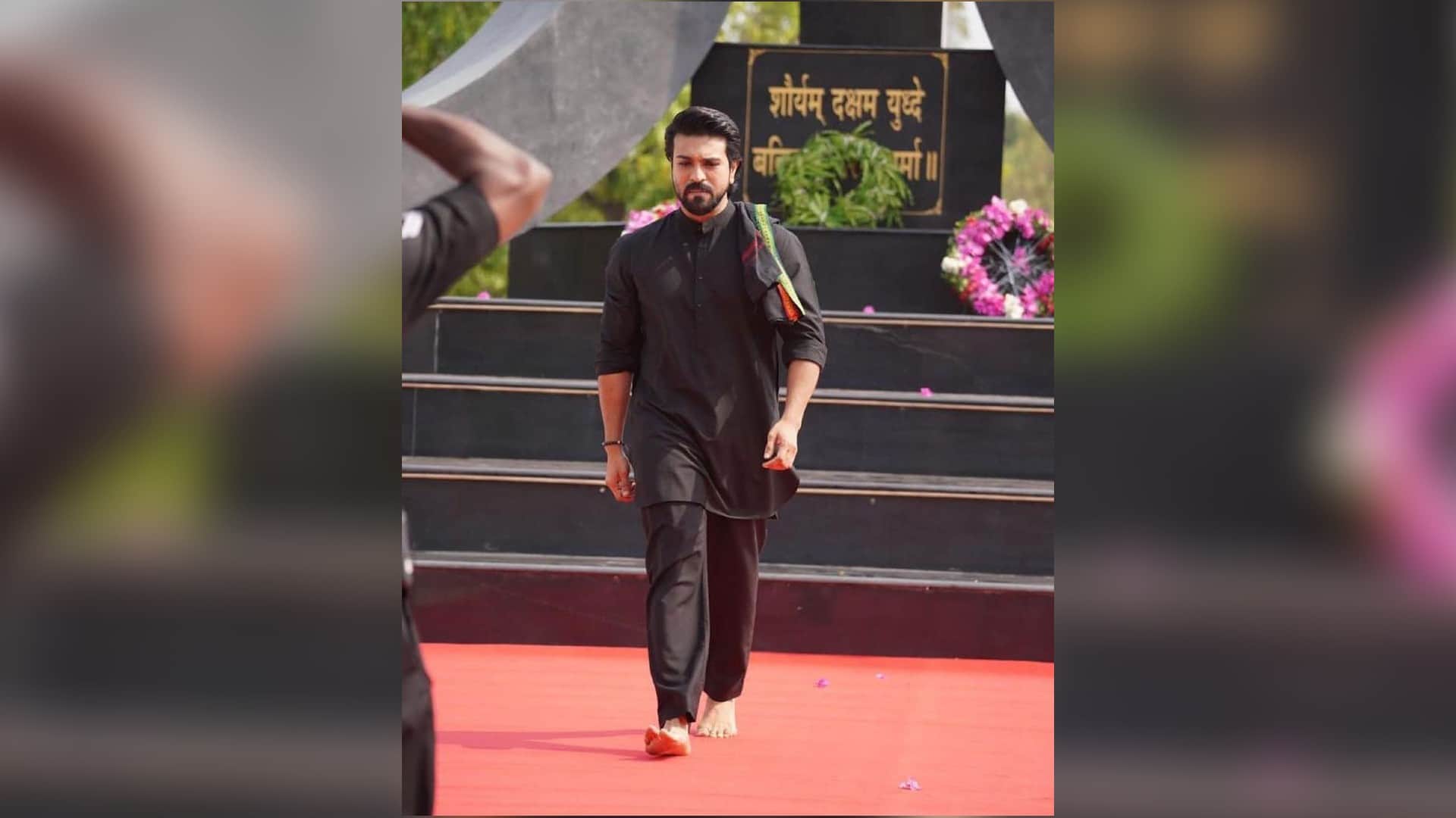 South superstar Ram Charan celebrated Azadi ka amrit mahotsav said a heart touching lines for Indian soldiers