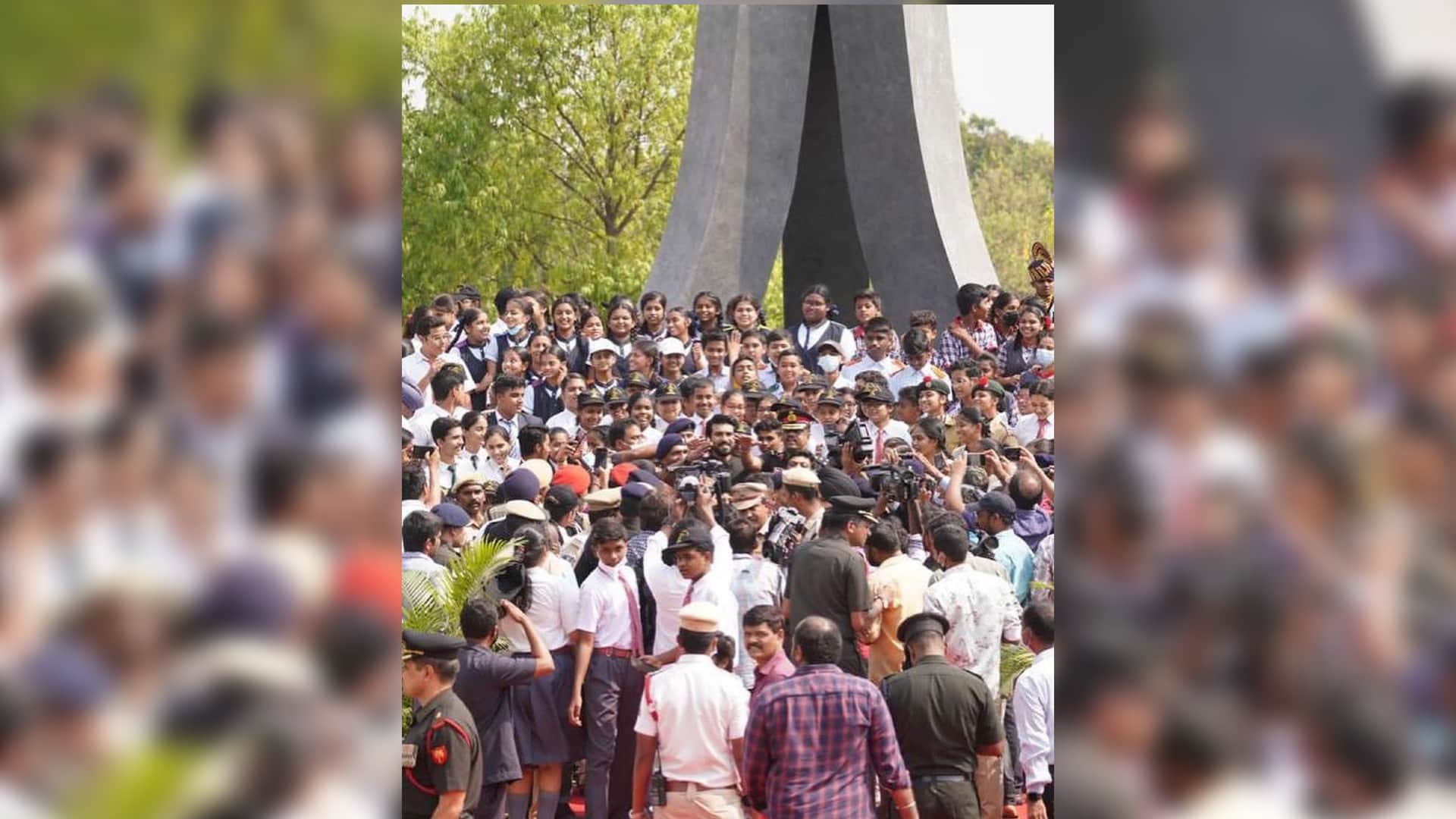 South superstar Ram Charan celebrated Azadi ka amrit mahotsav said a heart touching lines for Indian soldiers