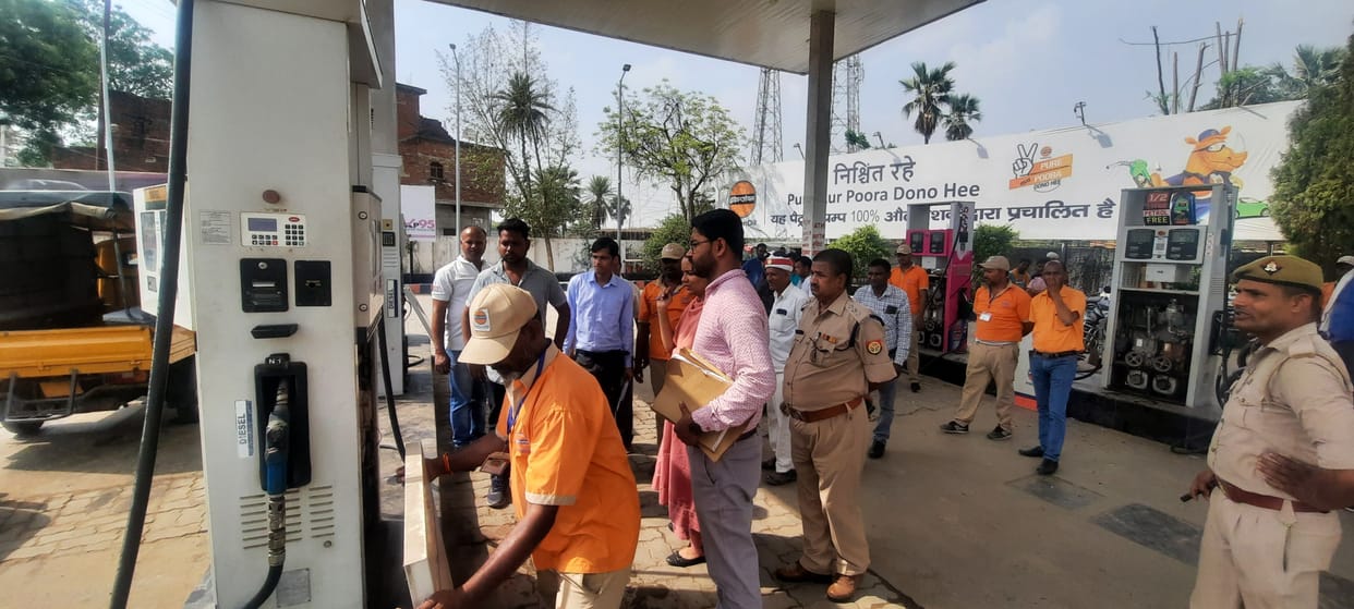 raid on petrol pumps