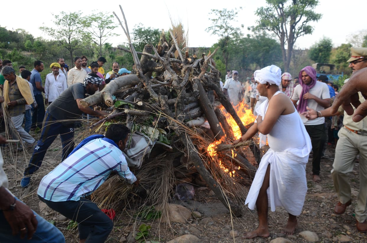 RPF's martyr Sub Inspector Devraj merged into Panchtatva