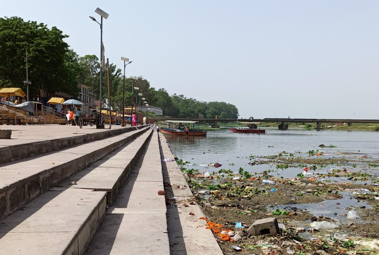 Water level of Baan Ganga decreased in Shuktirth, devotees returned without bathing
