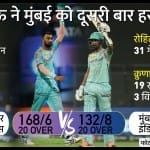 लखनऊ बनाम मुंबई