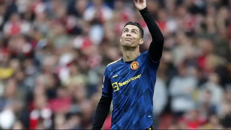 Ronaldo 100th Premier League Goal रोनाल्डो ने दिवंगत बेटे को समर्पित