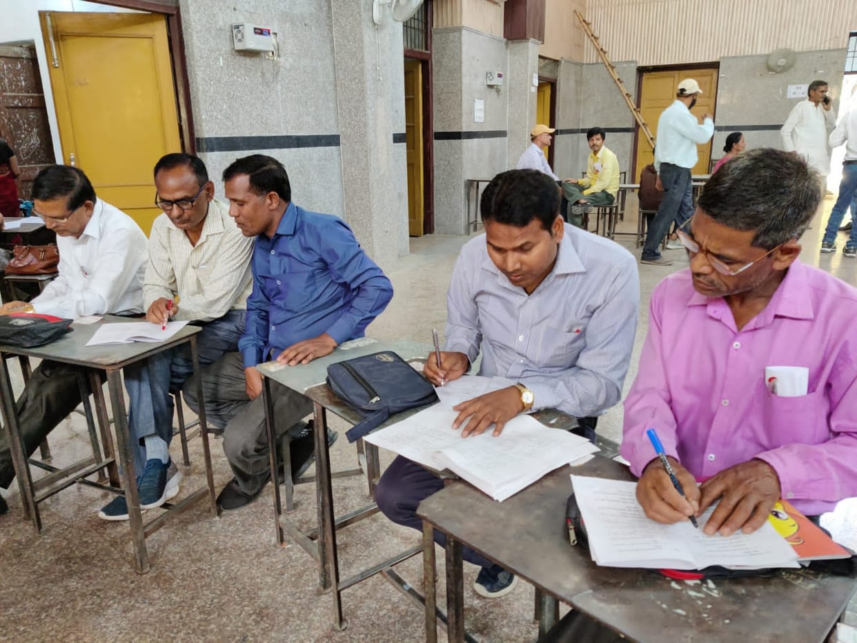 8772 answer sheets were evaluated on the first day