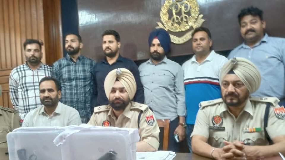 Firozpur police arrested four gangsters from Ludhiana