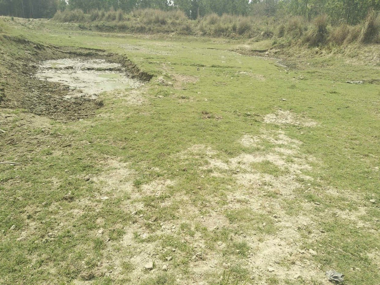 no water in ponds