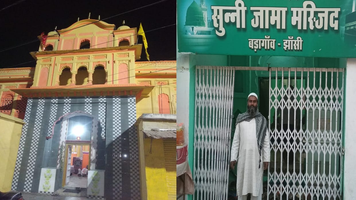 People themselves took off loudspeakers from a temple and mosque in Jhansi