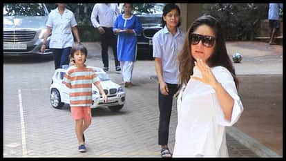 Kareena Kapoor Khan son taimur ali khan trolled for misbehaving with paparazzi