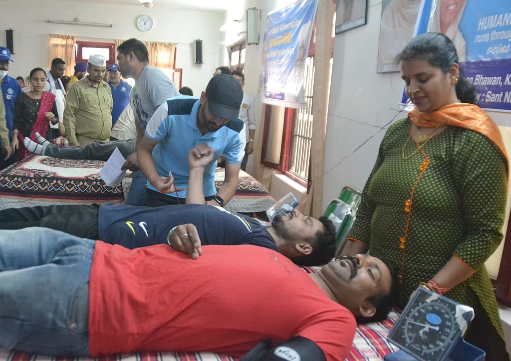 82 people donate blood in sant nirankari  missions camp in mahan sirmaur