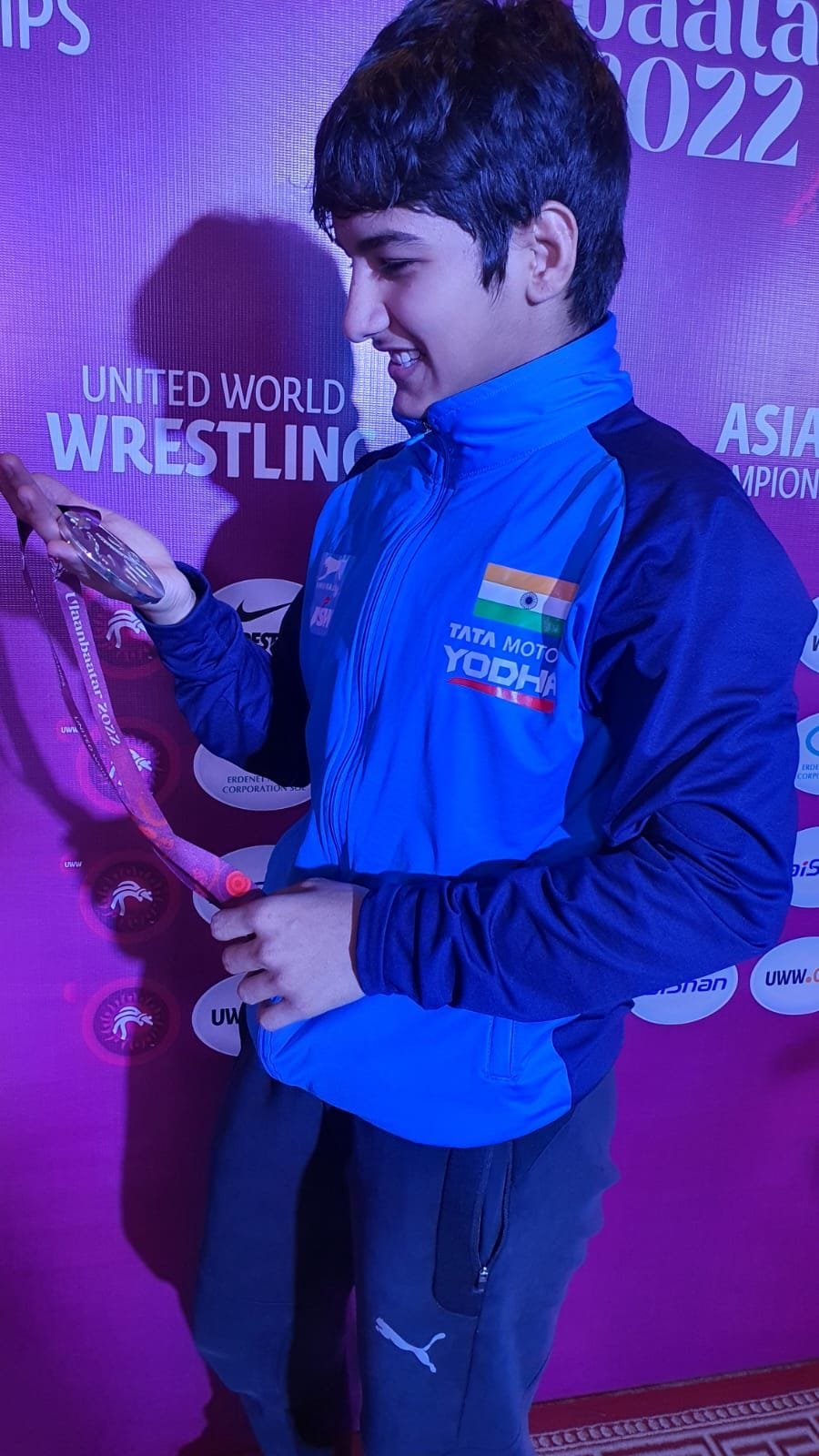 Radhika won silver in Asian Championship by defeating Kazakhstan player