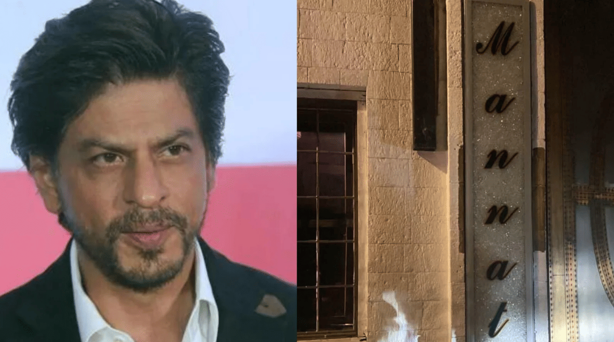 Shahrukh Khan changed the name plate of the house Mannat trends on Twitter