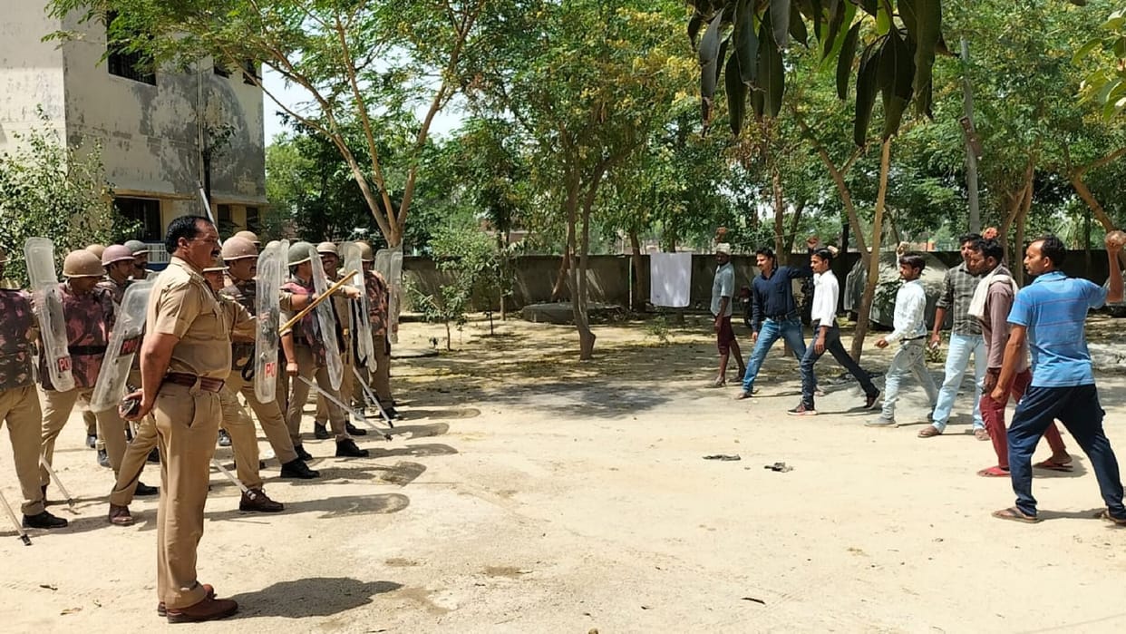 Mock drill: When police and rioters came face to face