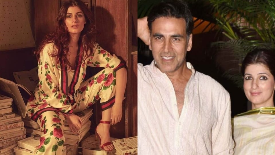 Twinkle Khanna is getting trolled for sitting on books in the picture people angry also with akshay kumar