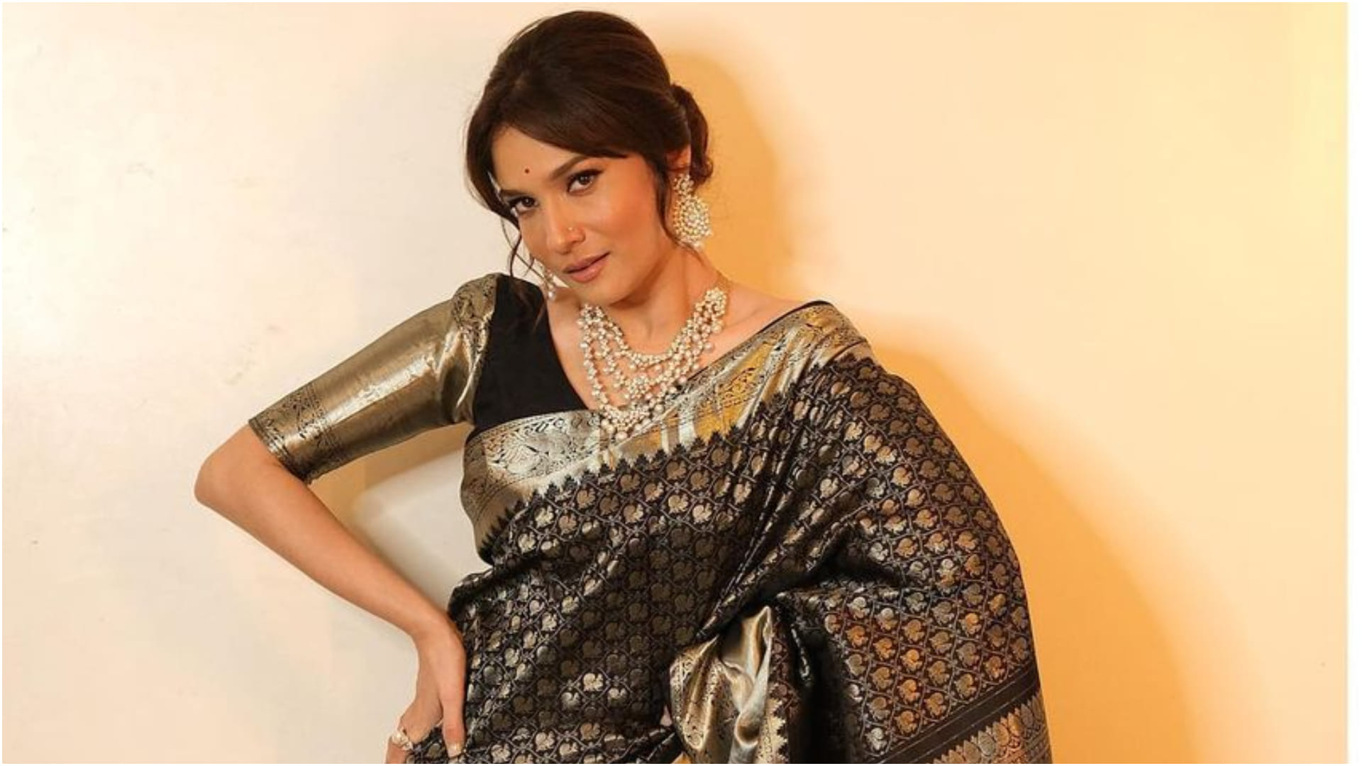 ankita lokhande slays in multicolor mini dress with bold makeup