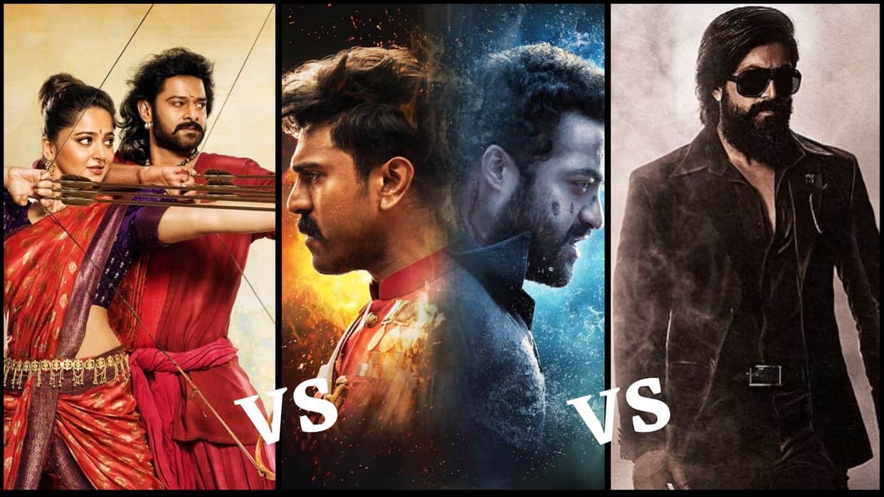 KGF Chapter 2 Vs RRR Vs Baahubali 2 Box Office: Day wise box office collection comparison