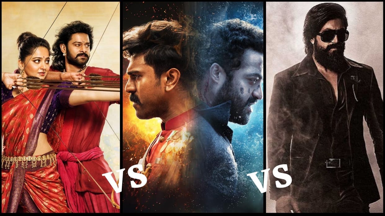 KGF Chapter 2 Vs RRR Vs Baahubali 2 Box Office: Day wise box office collection comparison