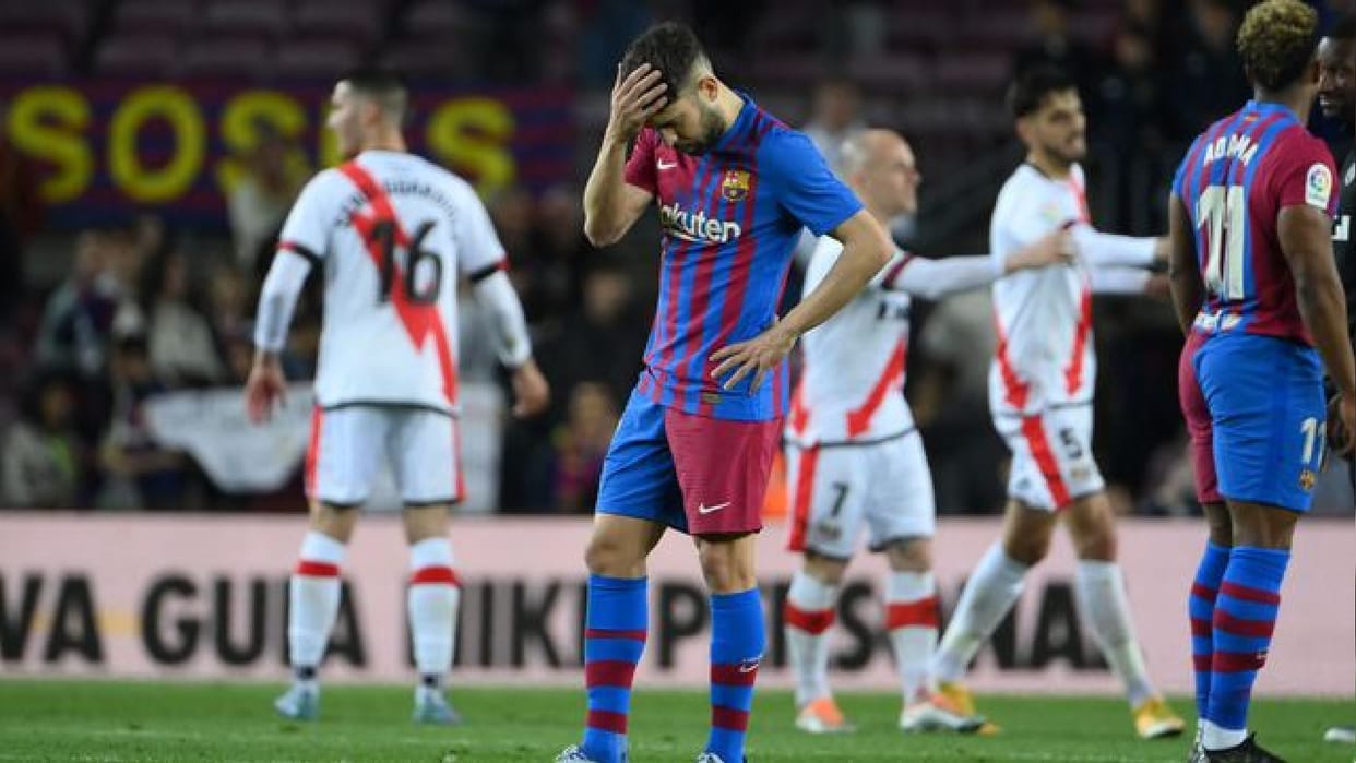 La Liga Real Madrid one point away from another laliga title after Barcelona's defeat against Rayo Vallecano