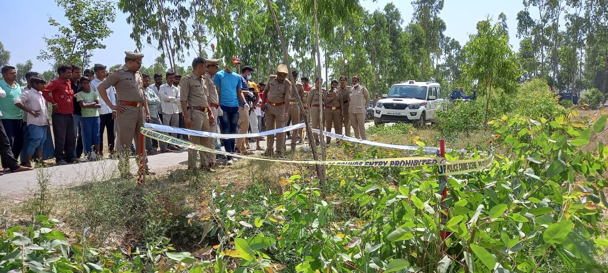 Dead body of a girl found on the roadside in the forest of Abhanpur, not identified