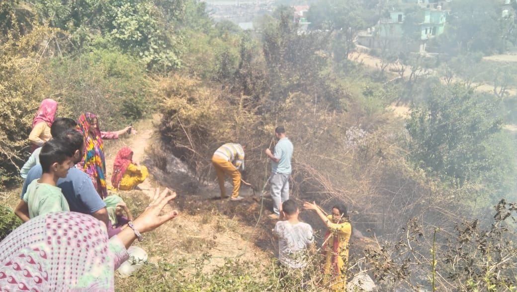 Fire in Haripur and Mangla jungle