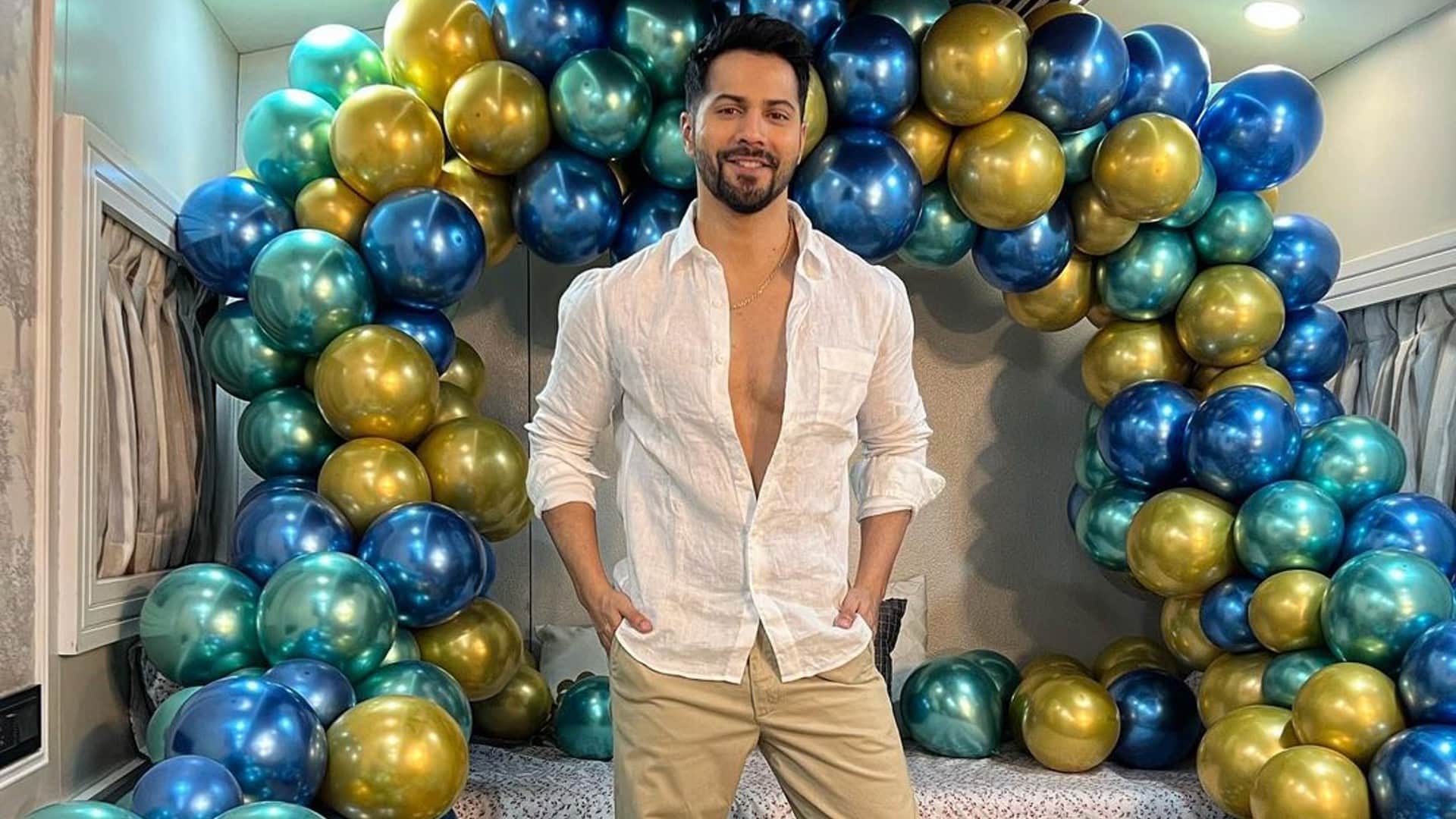 Varun Dhawan goes shirtless in his photos Ranveer singh and Anupam kher leave hilarious comments