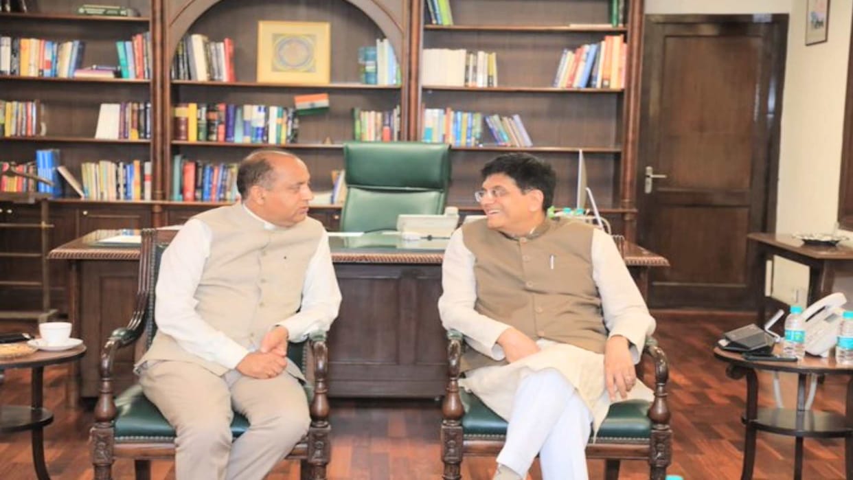 CM Jairam met Union Minister: sought help for setting up industrial center in Baddi, Himachal