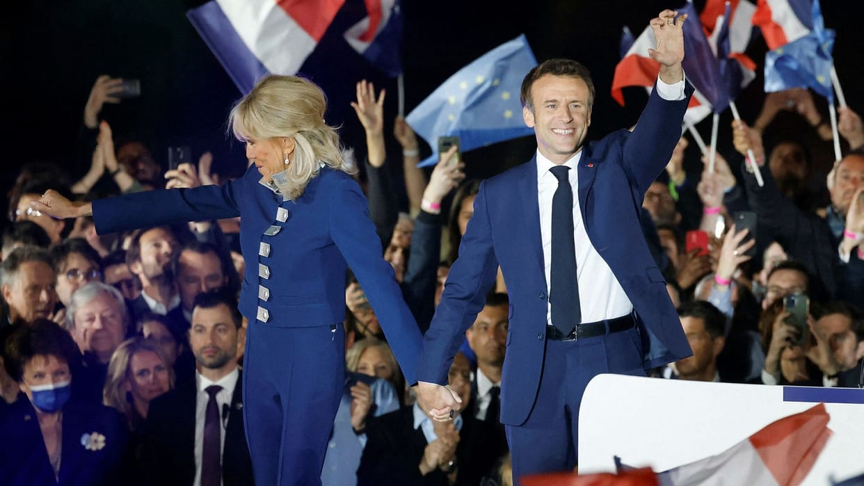 France Protests in Paris after Emmanuel Macron won the presidency for the second consecutive term