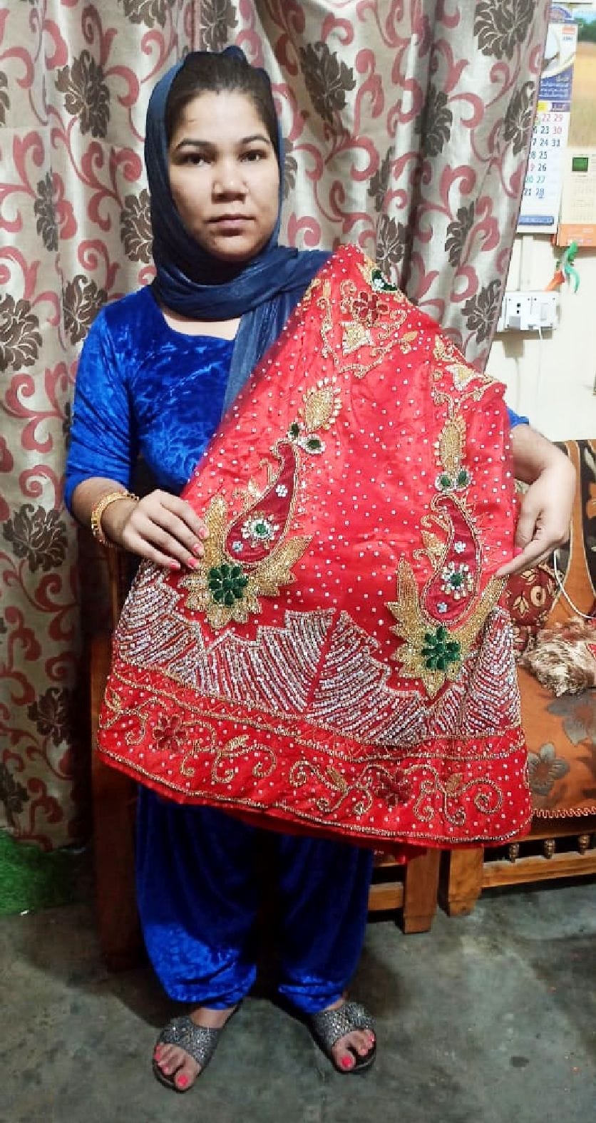 Encouragement: Rukaiya became destitute and became the support of many families.