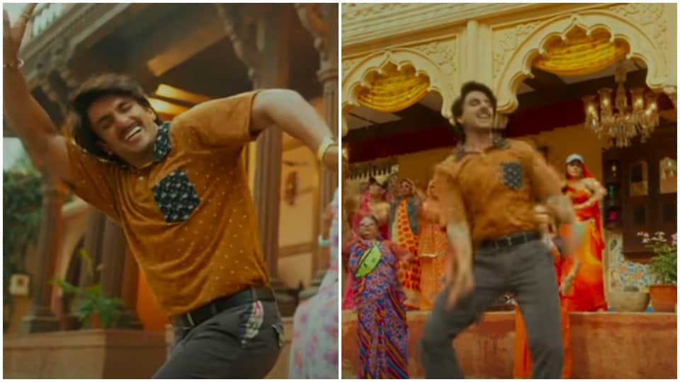 jayeshbhai jordaar song firecracker released ranveer singh was seen desi dance moves