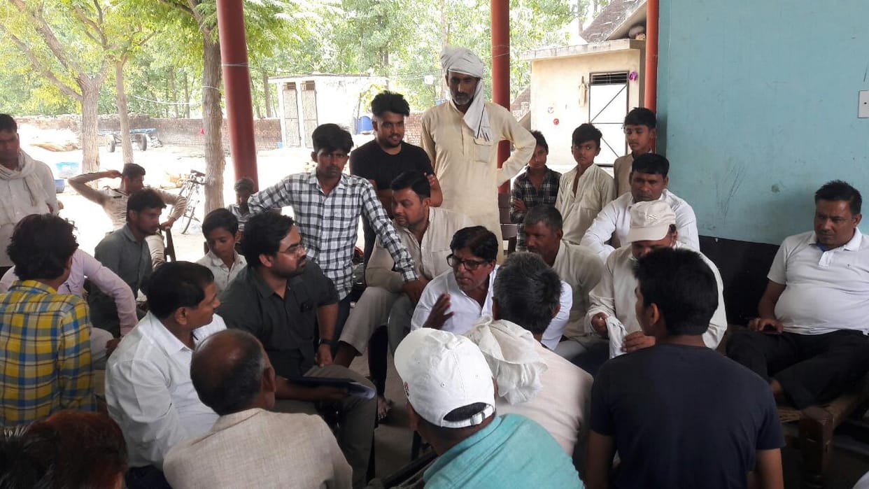 The talks between farmers and power grid officers remained fruitless
