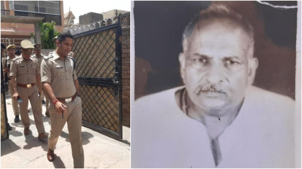 Oldman Murder with sharp weapon In Mathura when he was sleeping in house