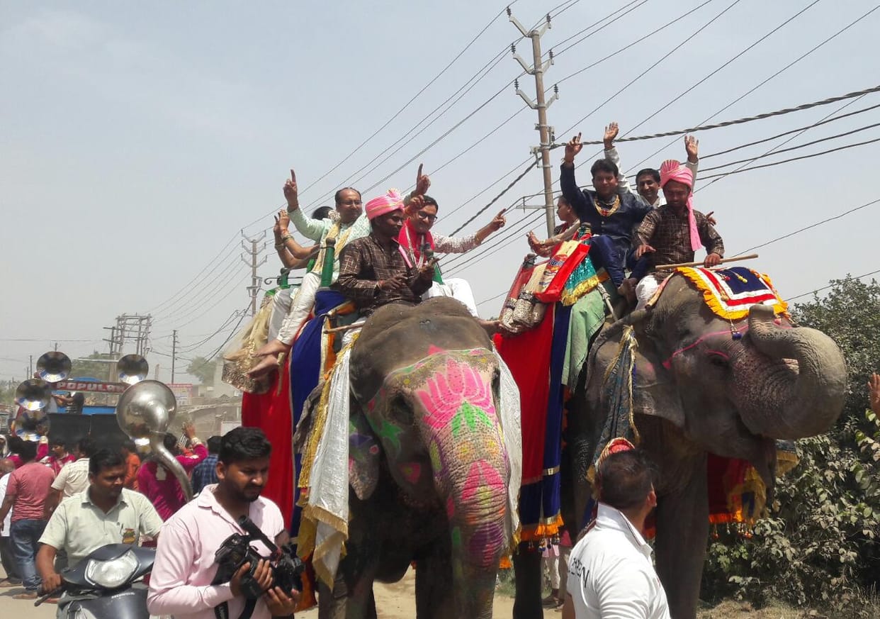 Shri Adi Kumar's procession taken out with pomp