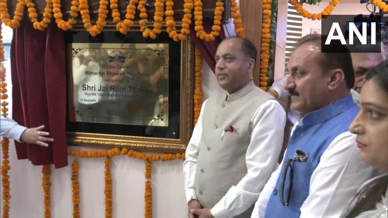 CM Jairam Thakur inaugurates State Media Centre at Himachal Bhavan